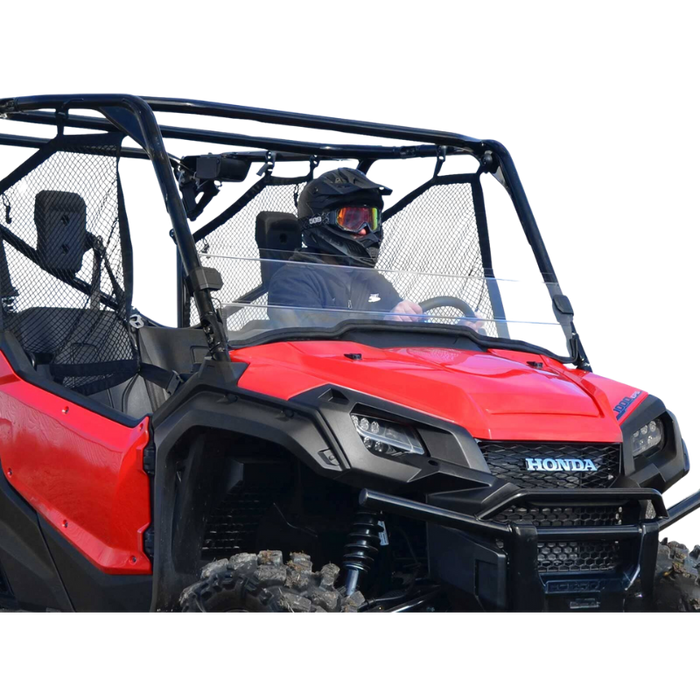 SuperATV Scratch Resistant Half Windshield for Honda Pioneer 1000