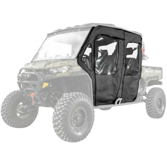 SuperATV Can-Am Defender MAX Primal Soft Cab Enclosure Doors