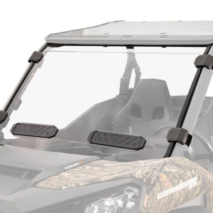 SuperATV Scratch Resistant Vented Full Windshield for Can-Am Maverick Trail