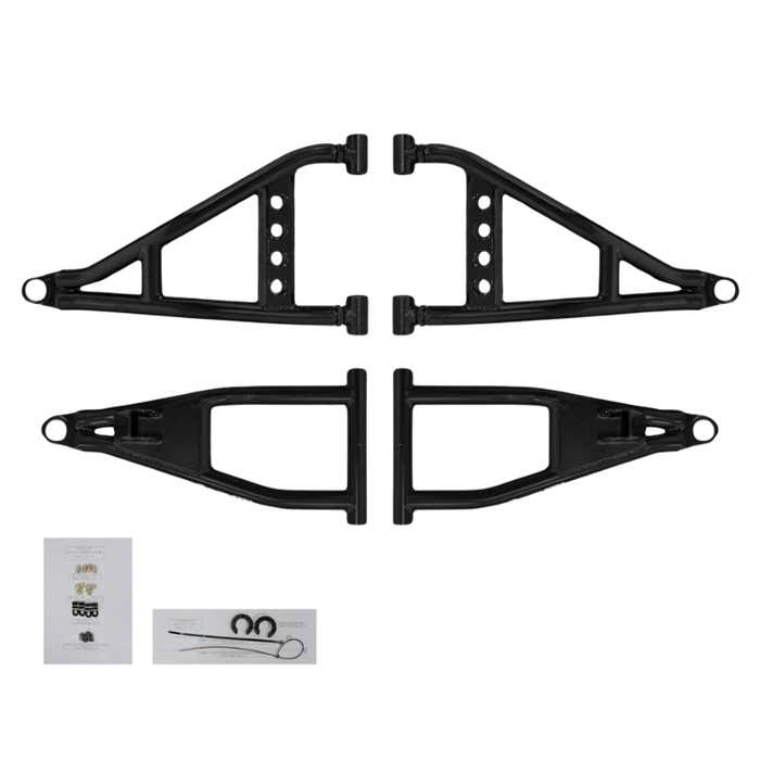 SuperATV Polaris Ranger 1000 Diesel High Clearance 1.5" Forward Offset A-Arms