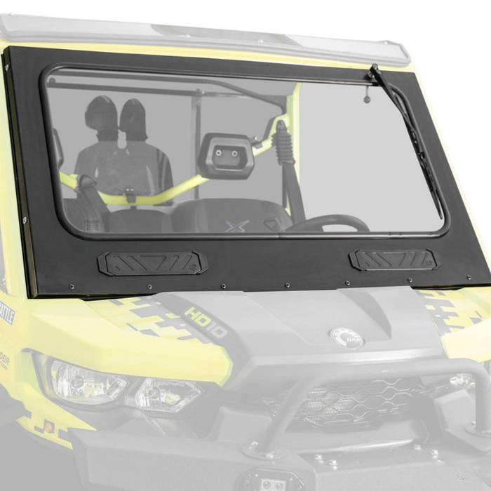 SuperATV Glass Windshield for Can-Am Defender