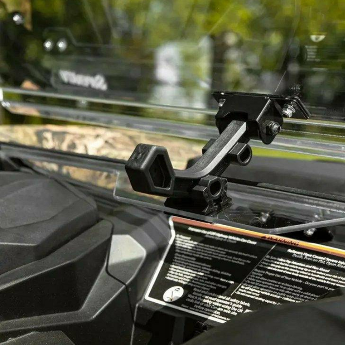 SuperATV Scratch Resistant Flip Windshield for Can-Am Commander