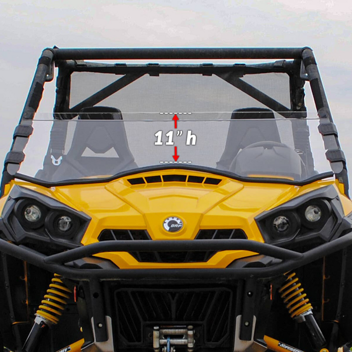 SuperATV Half Windshield for Can-Am Commander