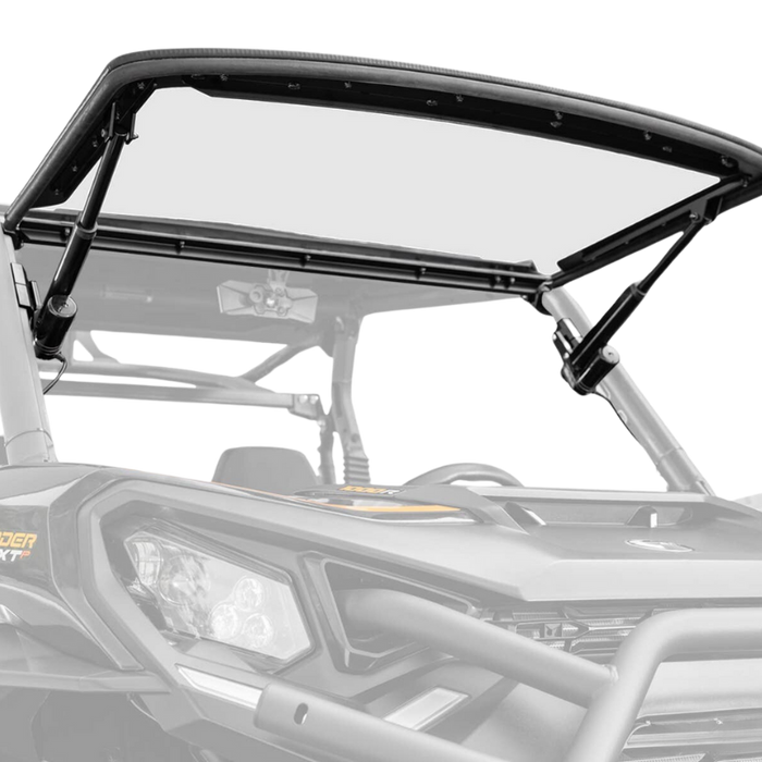 SuperATV MaxDrive Power Flip Windshield for Can-Am Commander