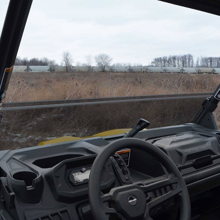 SuperATV Half Windshield for Can-Am Defender