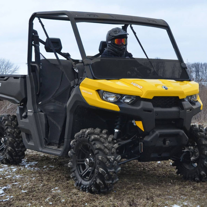 SuperATV Half Windshield for Can-Am Defender