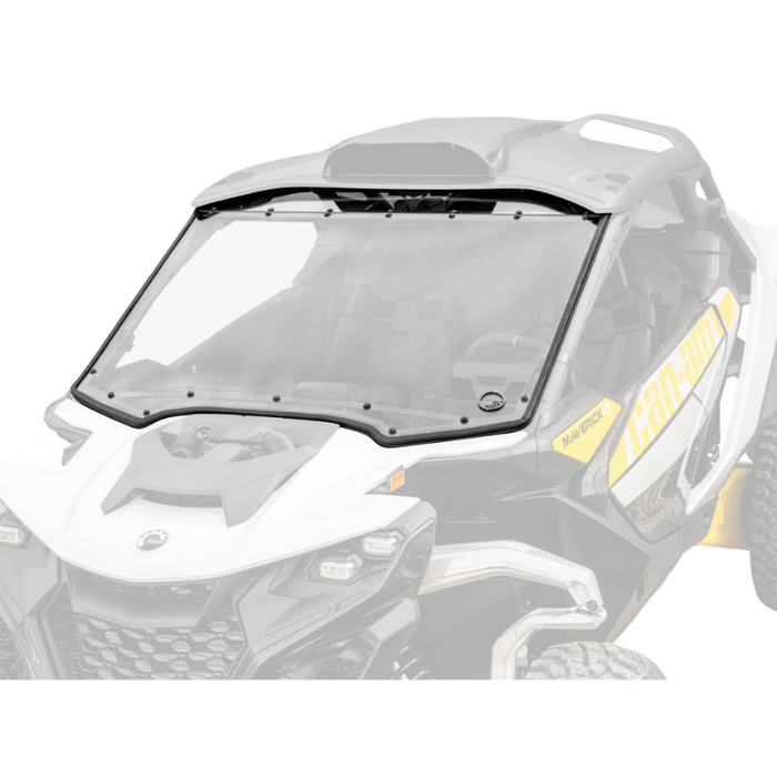 SuperATV Scratch Resistant Full Windshield for Can-Am Maverick R