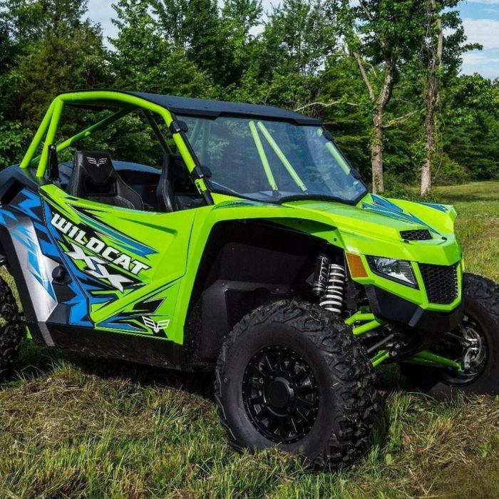 SuperATV Arctic Cat Wildcat XX Scratch Resistant Full Windshield