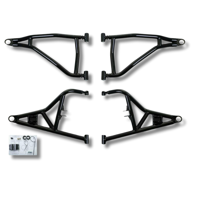 SuperATV Polaris RZR XP Turbo High Clearance A-Arms