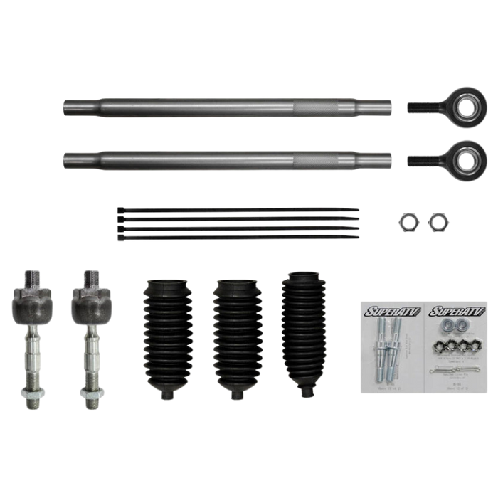 SuperATV Polaris RZR Turbo S Heavy Duty Tie Rod Kit