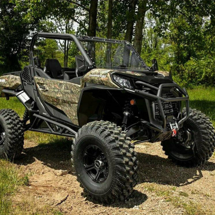 SuperATV Scratch Resistant Flip Windshield for Can-Am Commander