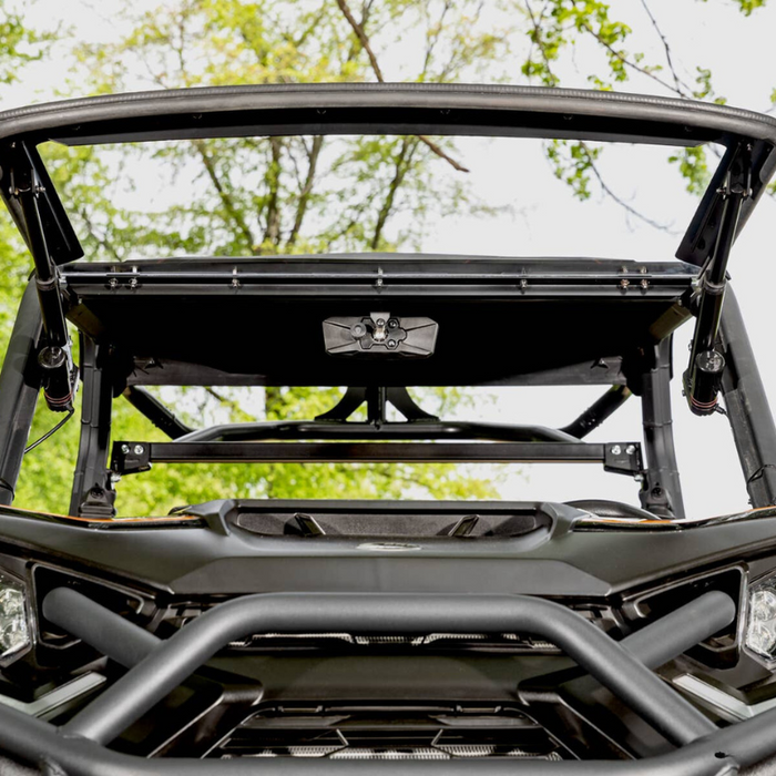 SuperATV MaxDrive Power Flip Windshield for Can-Am Commander