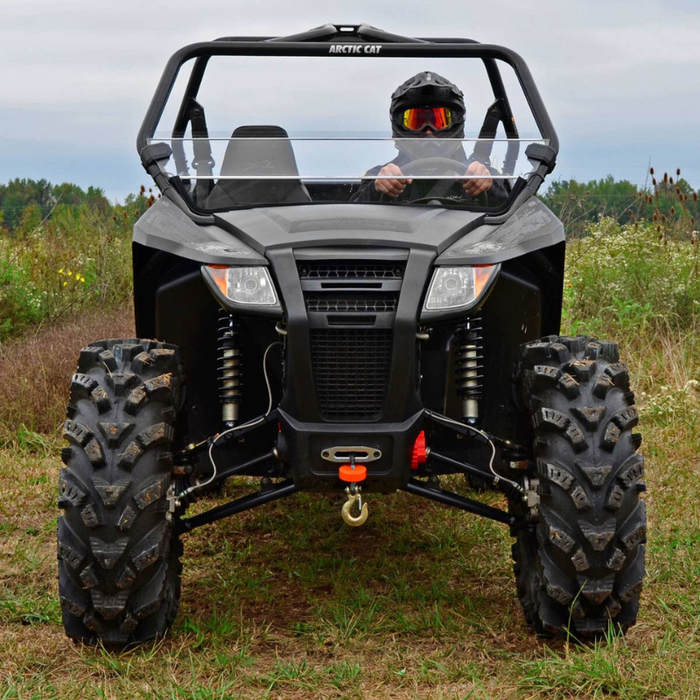 SuperATV Half Windshield for Arctic Cat Wildcat Trail