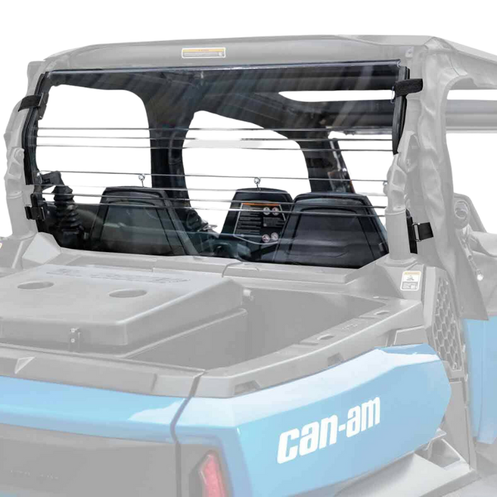 SuperATV Rear Windshield for Can-Am Commander