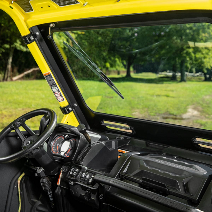 SuperATV Glass Windshield for Can-Am Defender