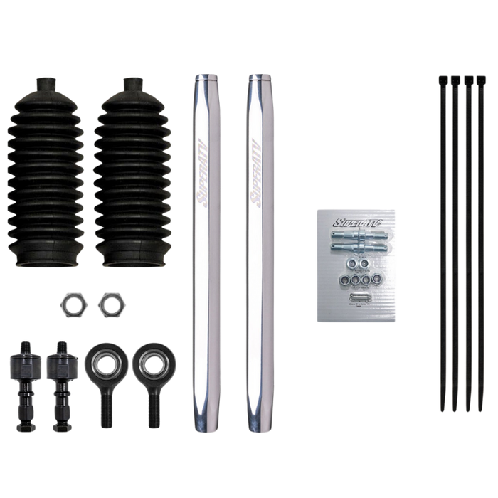 SuperATV Polaris RZR XP Turbo Billet Aluminum Hex Tie Rod Kit