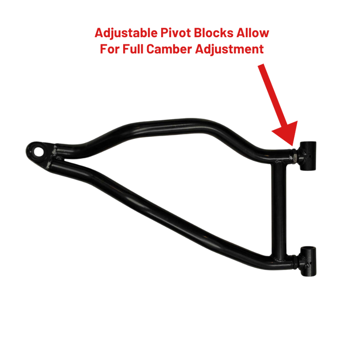 SuperATV Polaris RZR XP 900 High Clearance 1.5" Forward Offset A-Arms